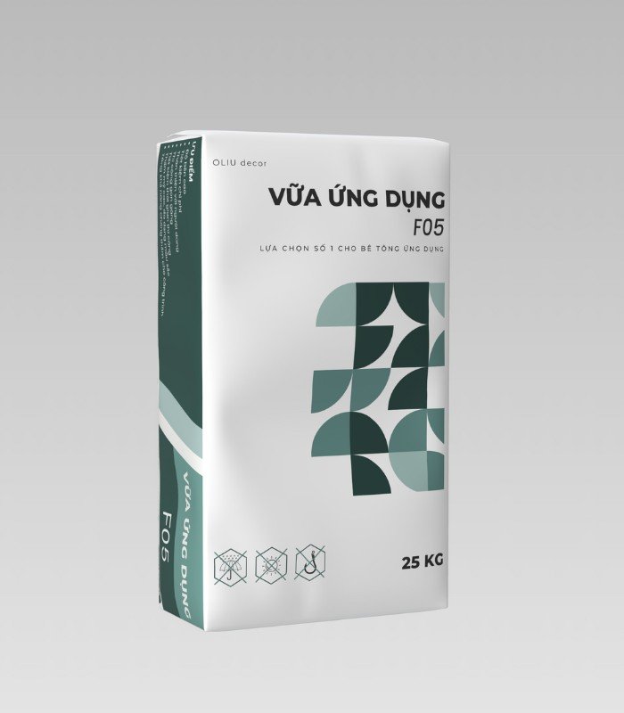Vữa ứng dụng F05 cho sàn sỏi rửa