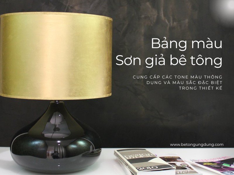 Bảng màu sơn giả bê tông đẹp nhất 2026 – Tại sao phải sử dụng?