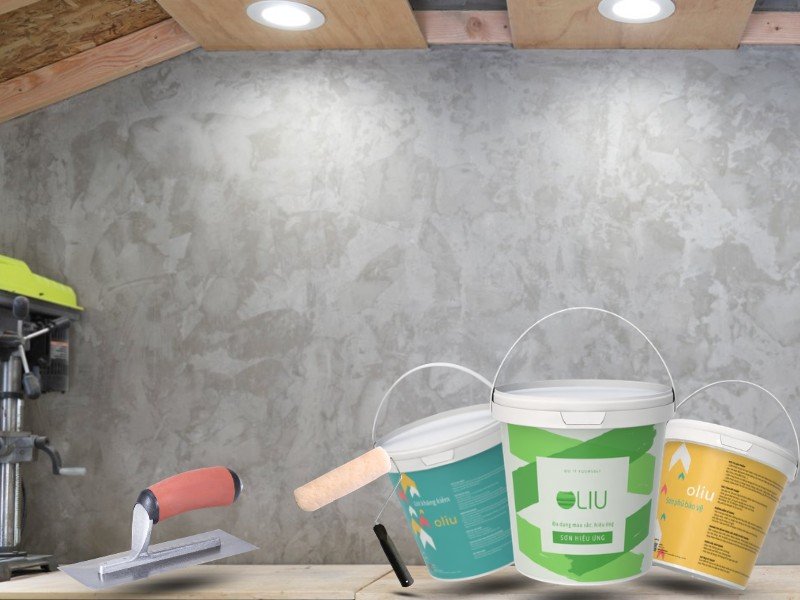 Dụng cụ và vật liệu cần chuẩn bị kỹ lưỡng trước khi thi công sơn bê tông