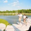 Thi công terrazzo ngoài trời tại An Lạc Green Symphony Park
