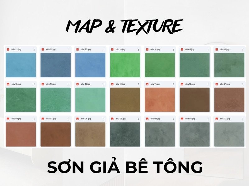 Tổng hợp 50+ map sơn giả bê tông [Có link download]