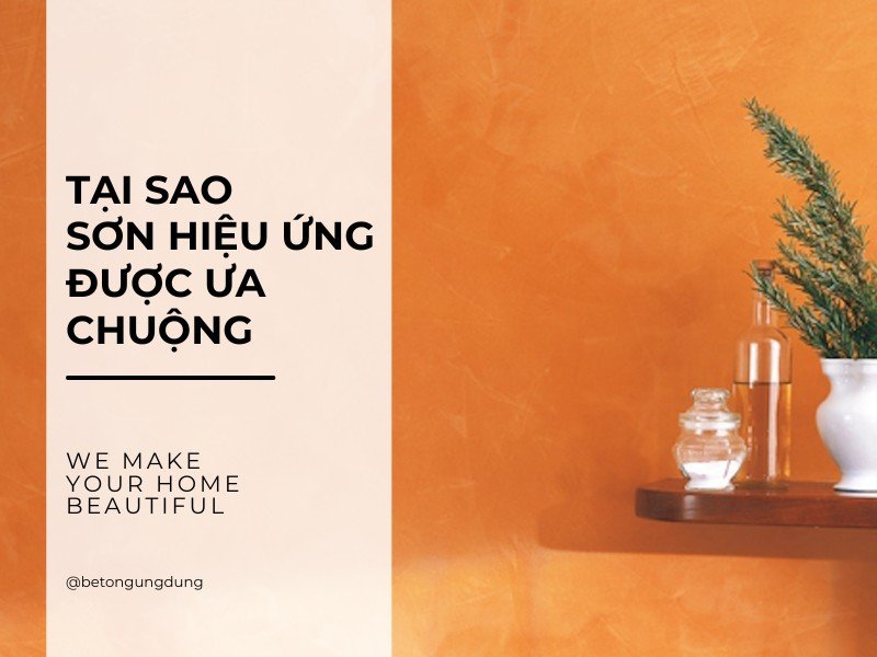 Tại sao sơn hiệu ứng lại được ưa chuộng? 5 Đặc điểm nổi bật